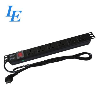 China 1.5U Universal Horizontal Power Distribution Unit Server Rack Pdu With Switch for sale