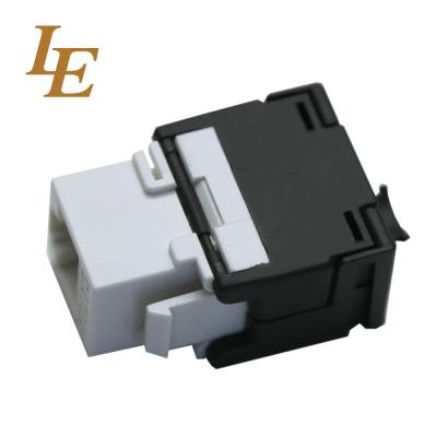 China LE K050 180 Degree Unshielded Rj45 Cat6 Keystone 8P8C Toolless for sale