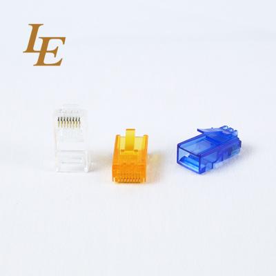 China Le-G003 8p8c Utp Cat5e Cat6 Rj45 Connector Without Cable Management for sale