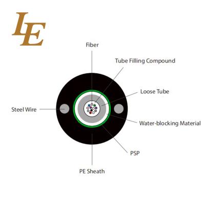 China FO FTTH Drop Cable Indoor Outdoor Stranded Steel Wire for sale