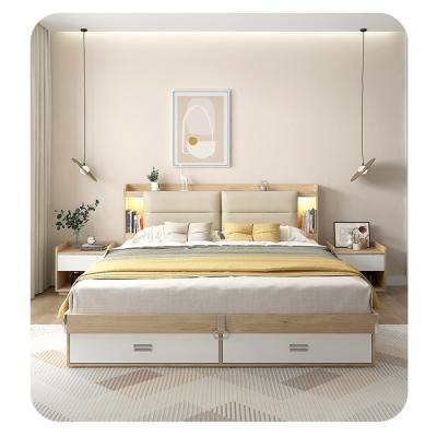 China Bentley Bedroom Furniture Traditional Home Luxury Elegant Light Design Fabric Bed Modern Bedroom Furniture Set for sale