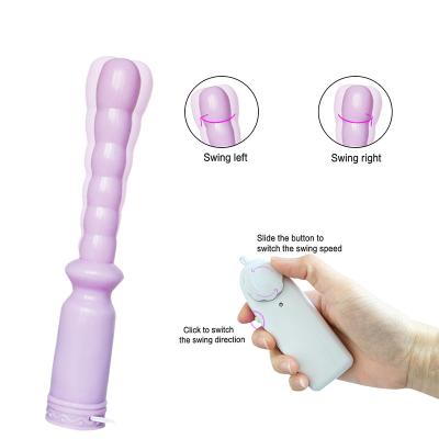 China Flirting Super Long Vibrator Plug Vibrator Stick Sex Anal Toys For Couples Powerful Beads Butt Plugs Vibrating Sex Toys For Men Woman for sale