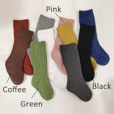 China 2020 INS QUICK DRY Warm Knee High Fall Socks For Baby And Toddler For School Girl And Boy for sale