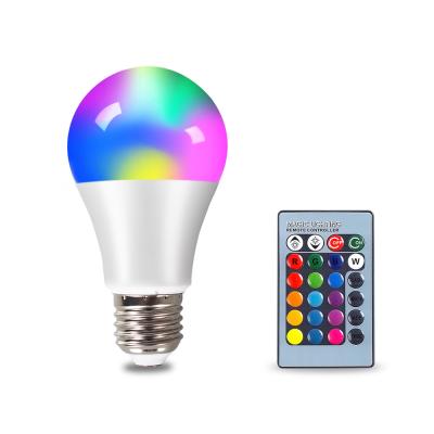 China Smart Remote Control E27 Led Light RGBW Dimmable 15W RGBW Led Lamp Bulb Led Lampada Color Changing RGB For Home Decoration for sale