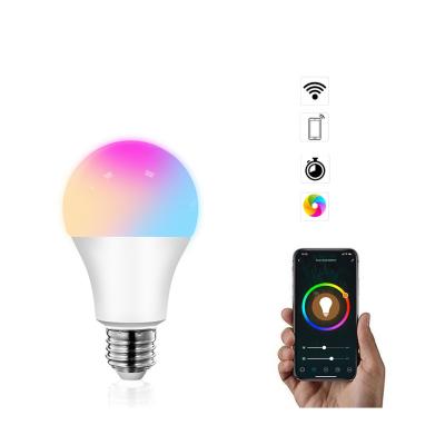 China Residential Smart Light Bulb E27 110V 220V Wifi Light Bulb 12W RGB LED Color Changing APP Compatible Alexa Google Home Outdoor for sale