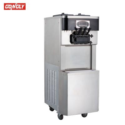 China New Design Energy Saving GONGLY No Belt Ice Cream Maker Machines Soft Ice Cream Machines for sale