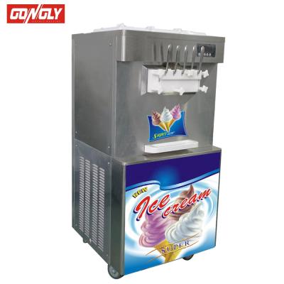 China Snack Factory Five Flavor Large Size Soft Ice Cream Machine With CE for sale