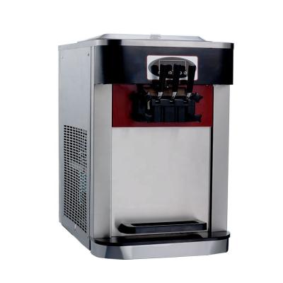 China Commercial high quality C723 snack factory 3 flavors soft ice cream machine/yogurt machine/large capacity table top ice cream machine for sale