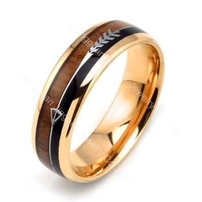 China 2020 FASHIONABLE Wholesale Men Black Stainless Steel Tungsten Wedding Ring for sale