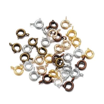 China Wholesale Nickel Free Stainless Steel Spring Ring Clasp For Bracelet Necklace Diy Jewelry Making Findings for sale