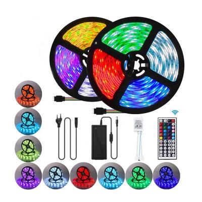 China 2020 Project New Wholesale Waterproof 5050 Strip Lights 5 10 Meters Flexible RGB Led Strip Light for sale