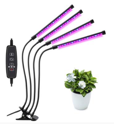 China Seed Seed Growing Indoor Greenhouse Plants Grow Lamps UV Hydroponic Flexible Clip Full Spectrum IR 5V USB 18W Led Grow Lights for sale