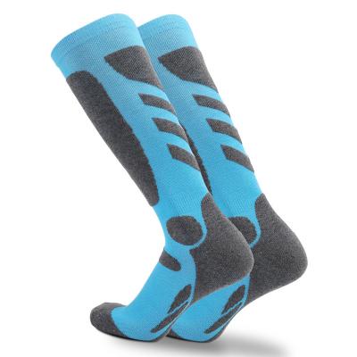 China Breathable ski outdoor sports, thickened mountaineering socks, towel bottom, long tube, absorb sweat and keep warm for sale