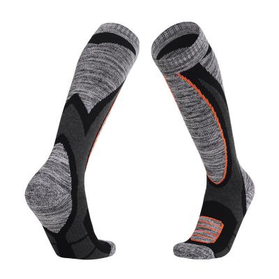 China Outdoor Sports Breathable Long Tube Socks Skiing Thickened Mountaineering Socks Towel Bottom Long Tube Sweat-absorbent Warm Socks for sale