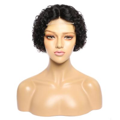 China Cheap Wholesale Natural Remy Human Hair Wig With Curly Raw Virgin Lace Front Wig Luster Free Wave Sample Bob Lace Front Wigs With for sale