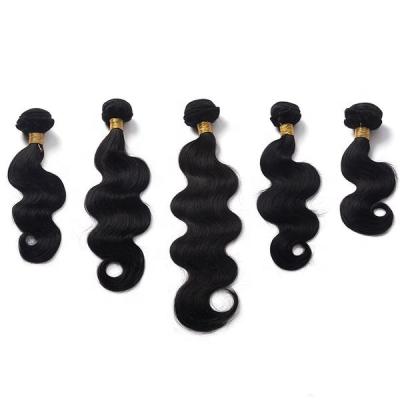 China Luster Hot Selling Body Wave Distributors Raw Packaging Wholesale High Quality Natural Virgin Human Hair Custom Logo Hair Weave Bundles for sale