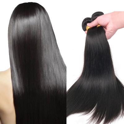 China Gloss Free Sample Natural Hair Bundles 8-40 Inch Cheap Remy Hair 100 Straight Hair Bundle Extensions for sale