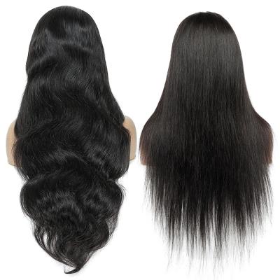 China Human Hair 100 Luster Lace Front Human Hair Wigs Natural High Density Wholesale Natural Virgin Brazilian Straight Wigs Hd 10a Full Lace Wigs for sale