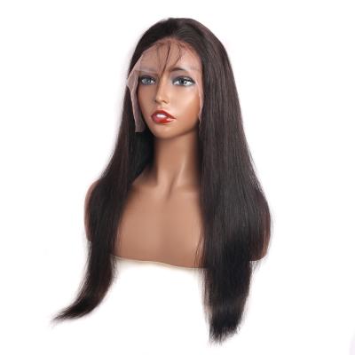 China 100% Virgin Malaysian Human Hair Wigs Wholesale Cheap Double Kind Natural Luster Bone Straight Hair Extensions Full Lace Wig for sale