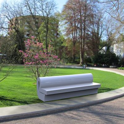 China Y818 Corrosion Resistance Novelty Book Shaped Benches Outdoor Public Furniture Chair Garden Waiting Chair for sale