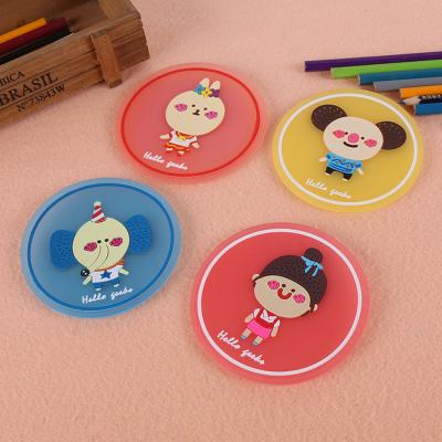 China 2020 Custom Personalized Cup Rubber Mats Eco-Friendly PVC Eco Friendly Coasters For Promotional Gifts for sale