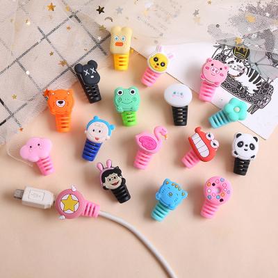 China Cable Protectors Latest Style High Quality Cartoon USB Cover Device Customized USB Data Cable Cover Device for sale