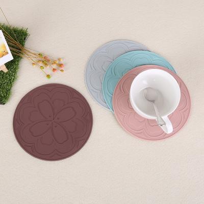 China Wholesale stocked heat resistant soft rubber hot pot holder/soft rubber coaster for kitchen utensil for sale