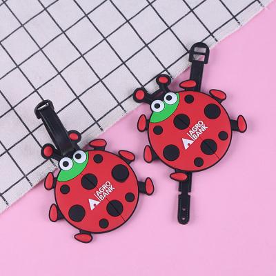 China 2020 Eco-friendly New Cartoon Custom Personalized Soft Rubber Luggage Bag Luggage Tag for sale