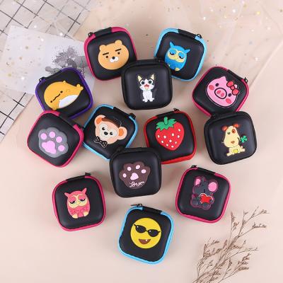 China China Wholesale High Quality Eco-Friendly Cartoon Pattern EVA Earphone Rope Storage Bag Various Can Be Customized Earphone Rope Storage Bag for sale