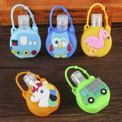 China Custom Hand Sanitizer 30MLRounded handheld cartoon handheld gel 30ml hand sanitizer wholesale holder bottle holder for sale