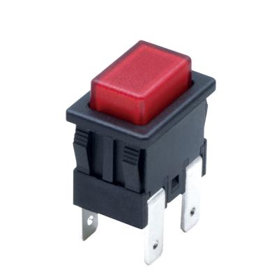 China Dust Collector Electronic Switches 4 Pins Momentary Push Button Switch 1NO t85 Momentary On Off Switch for sale