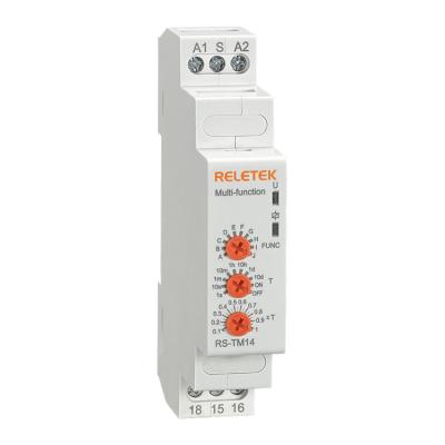 China Modular Type Multifunction Adjustable Time Relay (10functions), General Purpose Rack 12-240VAC/DC Din-rail for sale