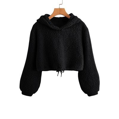 China Sustainable Custom Active Wear Cropped Hoodie Women High End Custom Sweatshirts for sale