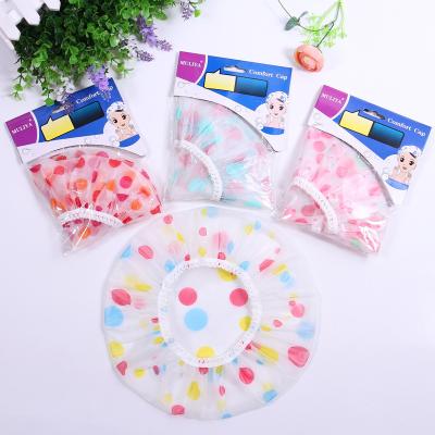 China Sustainable Factory Promotional Eco Friendly Reusable Eva Baby Spa Shower Bath Cap for sale