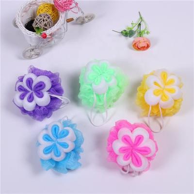 China EXFOLIATE Wholesale Fashionable Soft Mesh Shower Breath Body Sponge Loofah Bath Shower Sponge for sale