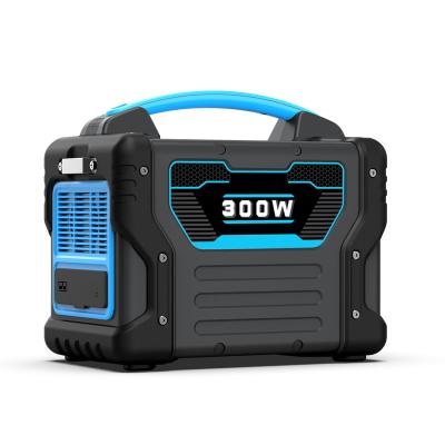 China Type C 300w portable power station lithium battery portable power station with solar panels OEM ODM 110V 220V portable power station for sale