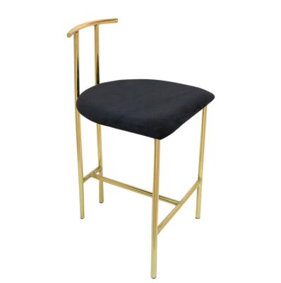 China New custom design eco-friendly lifting hot sale stainless steel velvet bar stool bar stool umpire chair for sale