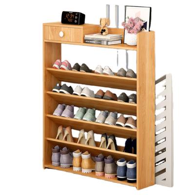 China Hot Expandable Modern Minimalist Wooden Cheap Modern Minimalist Wooden Entryway Shoe Storage Cabinet Living Room Sale Pallet Shoe Rack for sale