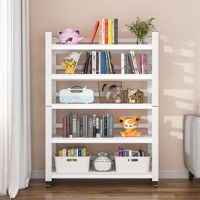 China (Others) Simple Living Room Adjustable Lockers and Modern Floor to Wall Bedroom Storage Office Bookcase for sale