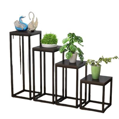 China Eco-friendly Multi Home Modern Corner Flower Multi Layer Metal Iron Plant Rack Plant Rack Ladder Shelf Display Rack Tiered Rack for sale