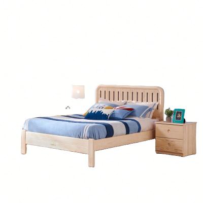 China Modern New Arrival Modern Toddler Beds Bedroom Furniture Boys Girls Kids Single Bed High Wooden Bed For Kids for sale