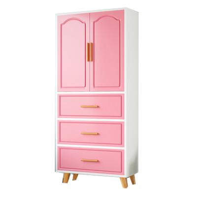 China Eco-friendly modern eco-friendly factory customized multi-color vertical wooden kids wardrobe closet bedroom furniture kids wardrobe for sale