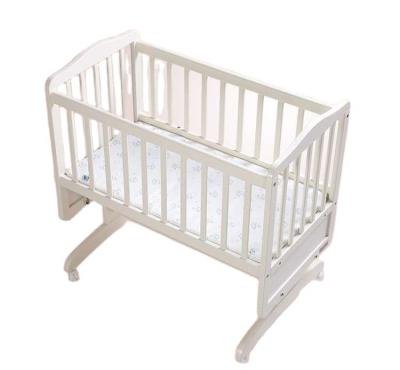 China Multifunctional Environmentally Friendly Soft And Safe Solid Wood Baby Furniture Cheap Sleep With Custom Logo Baby Cot Toddler Bed Crib Bed for sale