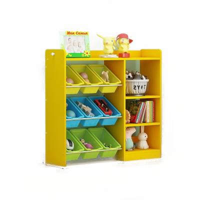 China Contemporary Baby Toy Storage RackBaby Toy Cabinet Classification Storage Shelves Organizing Beams Multi-Layer Picture Shelf for sale