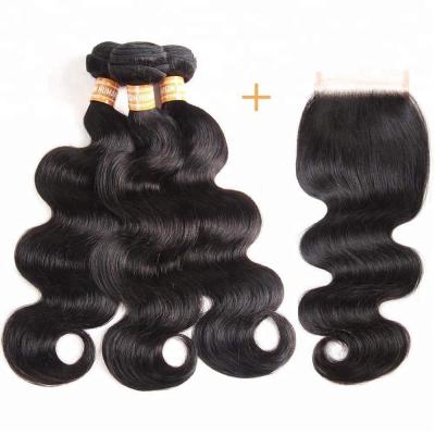 China Wholesale Peruvian Body Wave Factory U Part Hair Lace Closures And Bundles For Women for sale