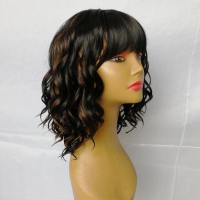 China Wholesale New Fashion Synthetic Fiber Wig Synthetic Hair Head Cover For Women Hair for sale