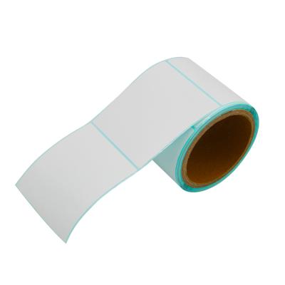 China Water proof 80mm*90mm blank shipping label waterproof direct thermal labels 500pcs per roll direct thermal label for sale