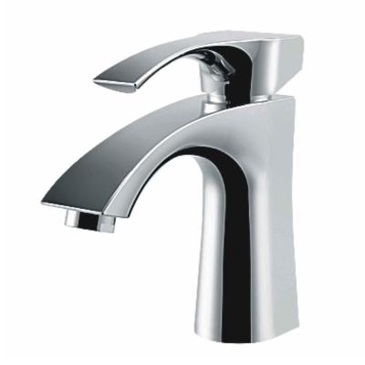 China Contemporary Wholesale Economic Brass Chrome Deck Faucet Wash Hand Sink Faucet for sale