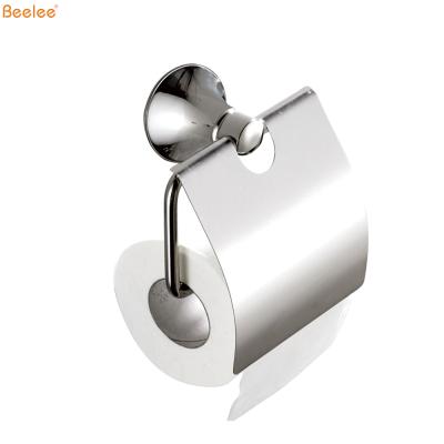 China Beelee BA8711-1 Contemporary Wall Hung Mounted Bathroom Stainless Steel 304 Tissue Dispenser Holder Brushed Toilet Paper Holder With Cover for sale