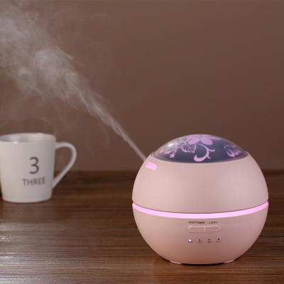 China Night Gorgeous Light Hotel Atmosphere Portable Ultrasonic Perfume Essential Oil Humidifier Tank 150ML Make Romantic And Comfortable for sale